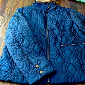 Land’s End PrimaLoft jacket in Navy blue size M 10-12.
